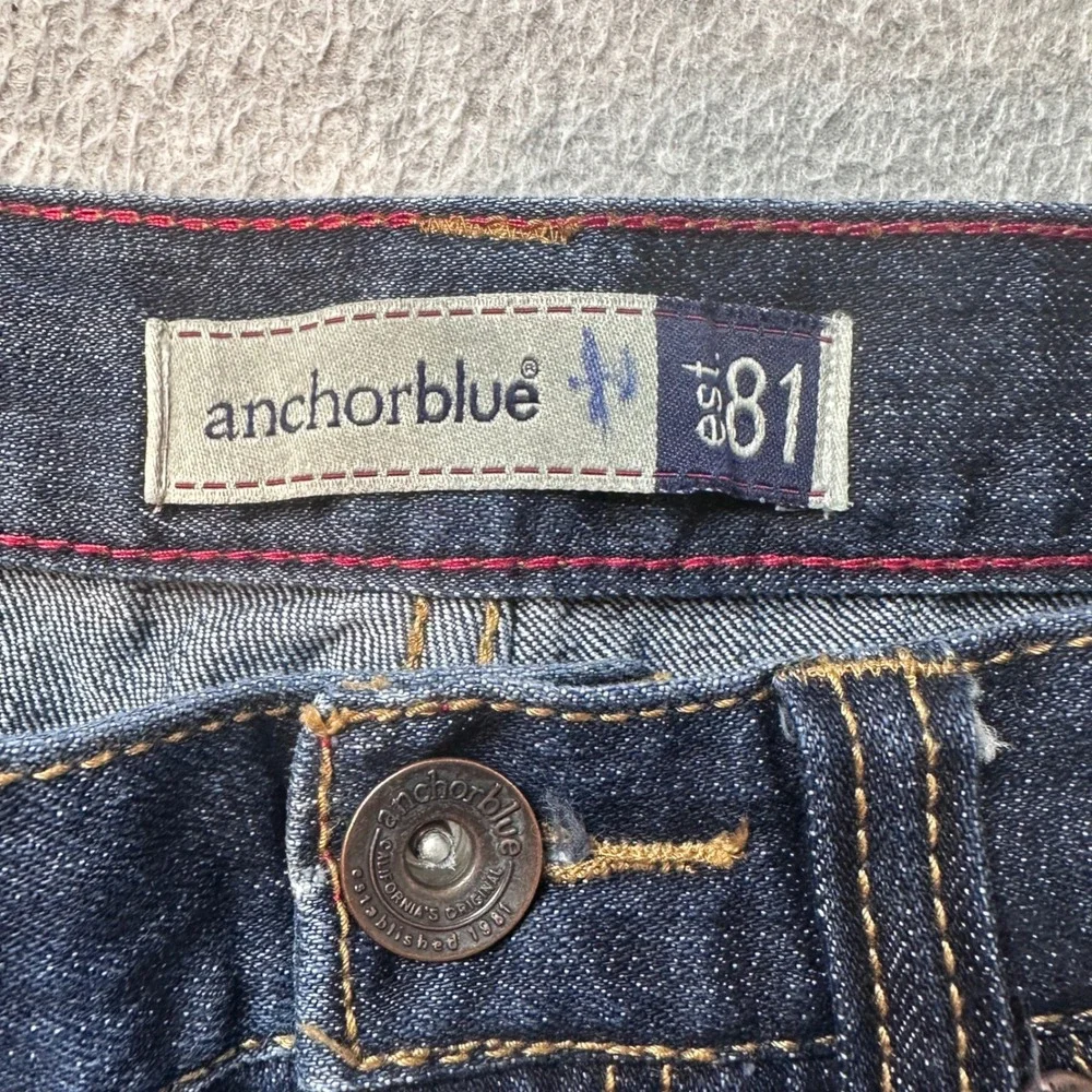 Anchor Blue Jeans‎ Mens 31x30 (30x28) Blue Skinny Dark Wash Denim Casual Pants